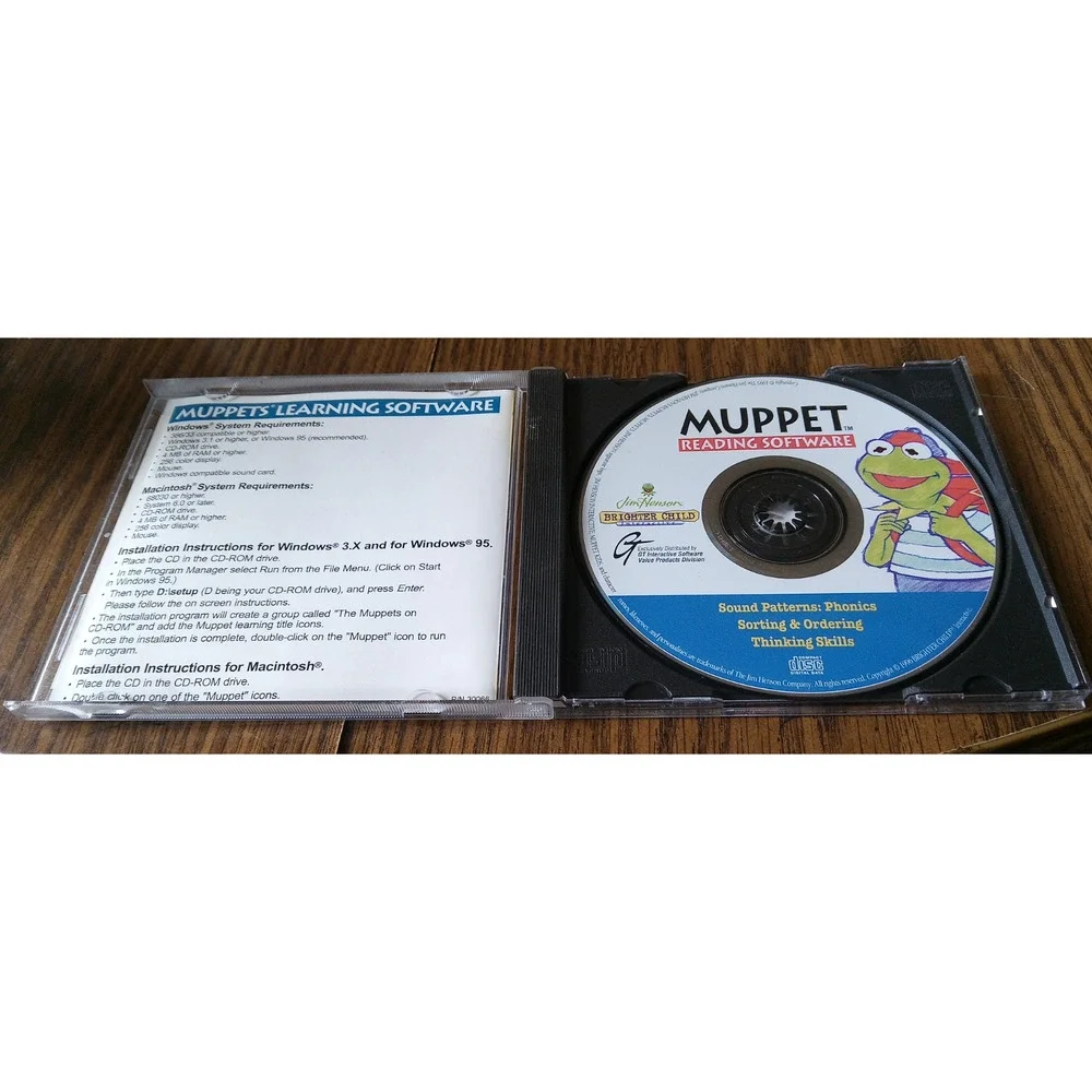 Muppets Reading Software Volume 2 (1995 Brighter Child Interactive)